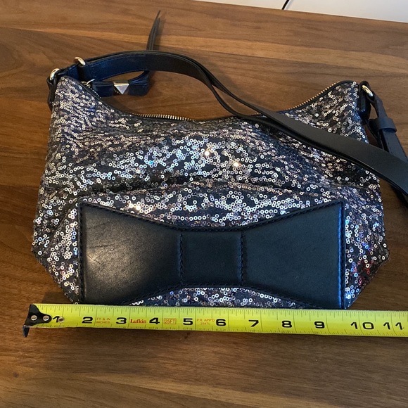 Kate Spade black sequin handbag - Picture 7 of 9